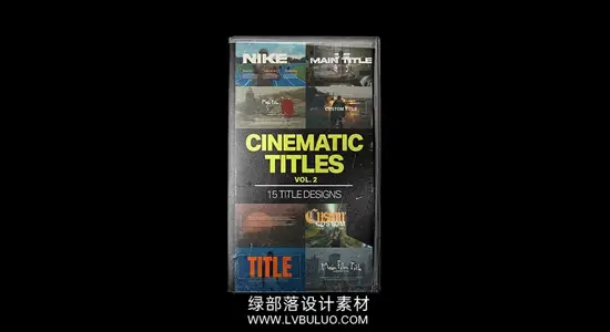 AE/PR/PS/FCPX模板 15组大气电影短视频片头字幕VLOG文字标题排版动画 Tropic Colour – Cinematic Titles Vol.2