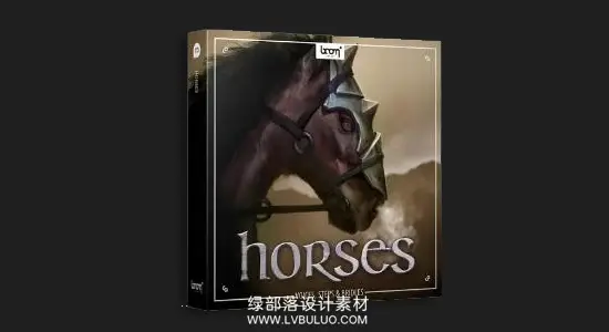 音效素材 950种马奔跑叫声马蹄声等与马相关无损音效合集