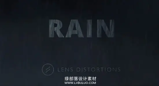 4K视频素材 25个下雨场景特效雨景合成素材 Rain