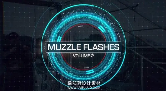 4K视频素材 116个真实枪口闪光枪支火花特效动画 ActionVFX – Muzzle Flashes Vol. 2