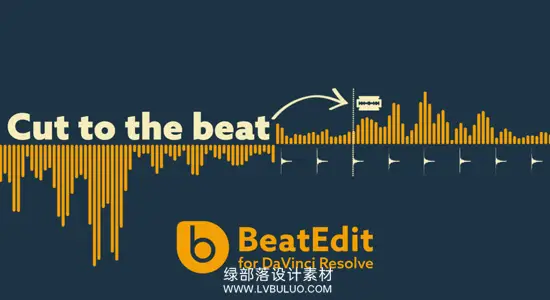 达芬奇脚本 音乐节奏鼓点自动节拍打点标记工具 BeatEdit for DaVinci Resolve Win/Mac