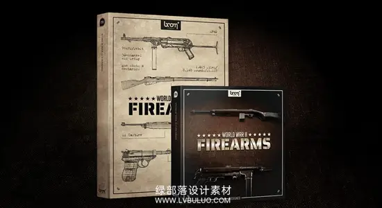 音效素材 9178种二战枪械音效战争影视手枪步枪冲锋枪射击无损合集 Boom Library – World War II Firearms