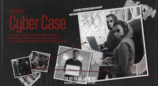 PR模板 刑事犯罪片头悬疑题材影视开场动画 Criminal Opener MOGRT