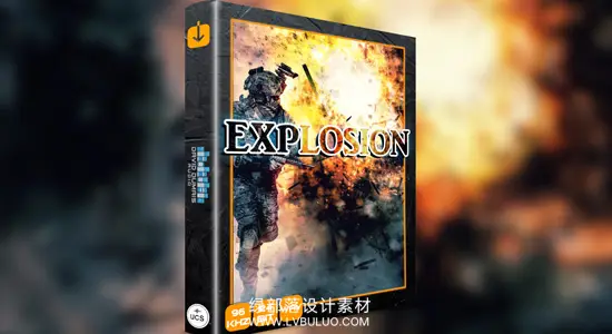 音效素材 1209个火焰燃烧音效噼啪爆炸冲击碎裂建筑坍塌模拟合集 Explosion SFX Pack