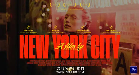 PR模板 6款电影片头标题动画时尚欢快字幕设计 Happy Cinematic Titles