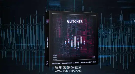 音效素材 806个科技故障音效信号干扰损坏模拟特效无损合集 Just Sound Effects – Glitches