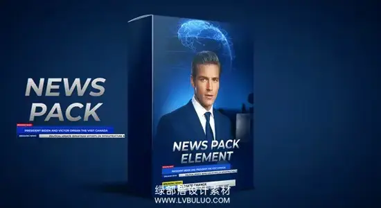 AE模板 电视新闻字幕条广播栏目包装标题动画 News Lower Thirds