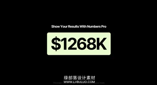PR模板 简洁时尚数字翻滚自定义信息标题动画 Numbers Pro
