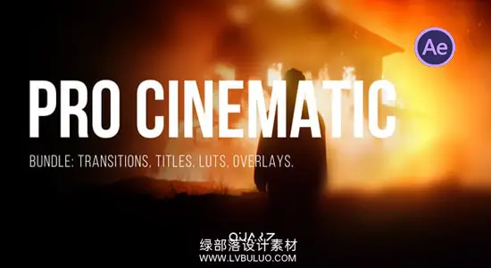 AE模板 专业电影标题转场调色梦幻光效叠加包 Pro Cinematic Bundle for After Effects