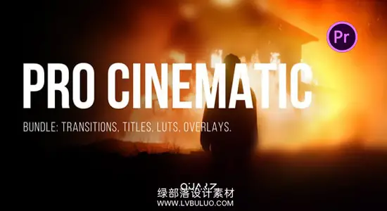 PR模板 专业电影标题转场调色梦幻光效叠加包 Pro Cinematic Bundle for Premiere Pro
