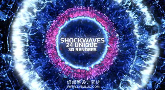 AE模板 24种魔法爆炸特效能量冲击波合成动画 Shockwaves Pack