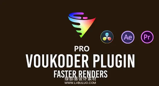 渲染插件 达芬奇/AE/PR/ME/VEGAS多格式编码加速输出工具 Voukoder Pro Win中文