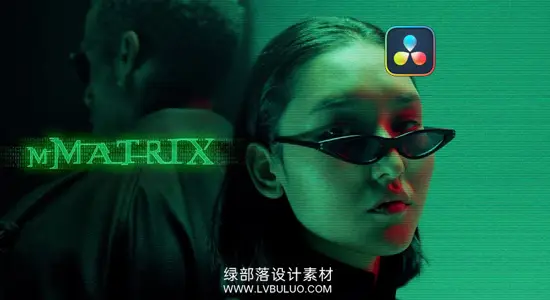 达芬奇预设 16组黑客帝国风格文字标题背景转场动画包 motionVFX – mMatrix DVR