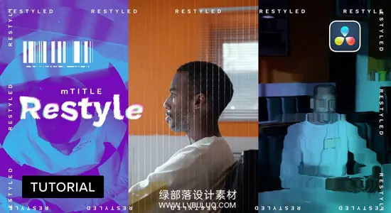 达芬奇预设 65个创意文字标题图文排版+视频开场+过渡动画包 motionVFX – mTitle Restyle