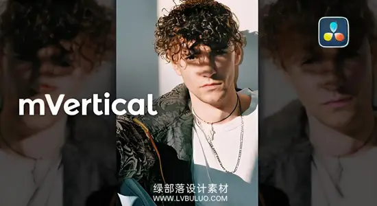 达芬奇预设 竖版视频快速添加背景虚化效果工具包 motionVFX – mVertical