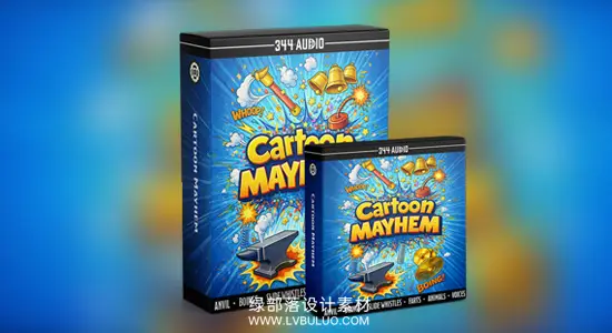音效素材 卡通混乱俏皮搞怪滑稽音效 344 Audio – Cartoon Mayhem Mini Library