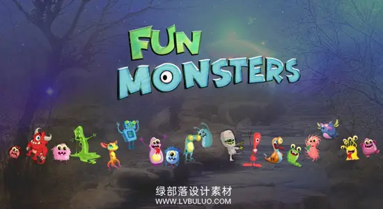 音效素材 2096个可爱趣味怪物卡通角色音效 Articulated Sounds – Fun Monsters