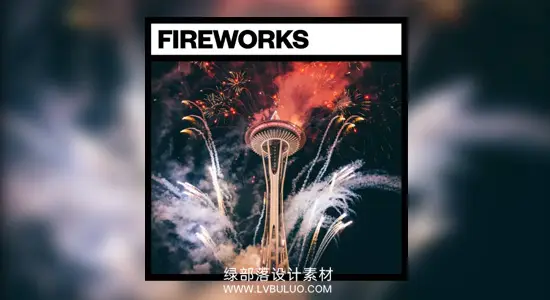 音效素材 21个烟花烟火礼炮燃放升空噼里啪啦爆炸音效 Big Room Sound – Fireworks