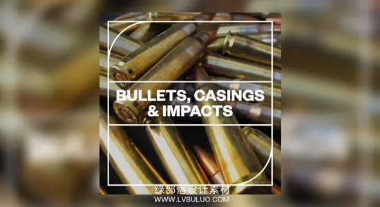 音效素材 511个枪械抛壳子弹设计外壳掉落音效 Blastwave FX – Bullets, Casings and Impacts