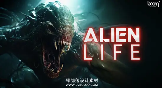 音效素材 4710个外星生物异星生命动物呼吸咆哮吼叫 Boom Library – Alien Life