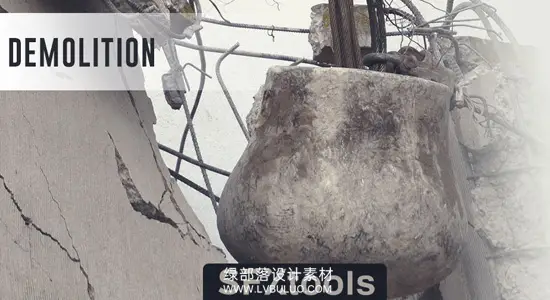 音效素材 35个建筑拆除爆破冲击破坏粉碎无损音效 Cinetools – Demolition