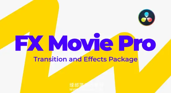 达芬奇模板 转场+叠加+调色+音效全能视频特效预设合集 DaVinci Resolve Transition and Effects Package