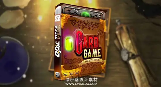 音效素材 503个AAA卡牌扑克游戏音效纸牌角色配音SFX库 Epic Stock Media – AAA Card Game
