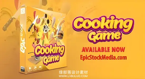 音效素材 662个烹饪游戏音效与厨房声音库 Epic Stock Media – Cooking Game