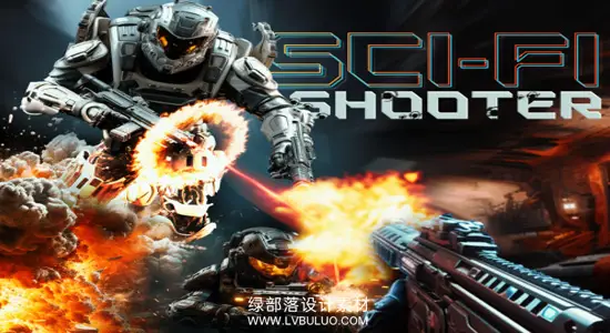 音效素材 1132个科幻射击游戏影视武器射击UI交互机械元素音效 Epic Stock Media – Sci-fi Shooter Game Genre and Film Production Sound Effects Kit