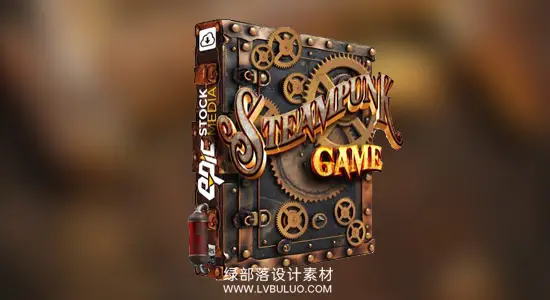 音效素材 5000个复古蒸汽朋克游戏机械齿轮装置引擎音效 Epic Stock Media – Steampunk Game – Gadgets Retro-tech and Mech Inventions Sound Effects Library