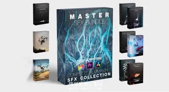 音效素材 336个呼啸无人机飞行快速过渡环境氛围九套合集 FCPX Full Access – Master SFX Bundle