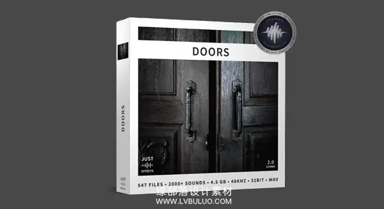 音效素材 2000+各类开关门敲门门铃车辆无损音效 Just Sound Effects – Doors