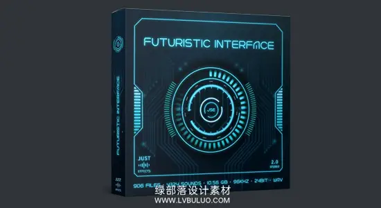 音效素材 4300种未来科技扫描滑动按钮UI界面用户交互音效 Just Sound Effects – Futuristic Interface