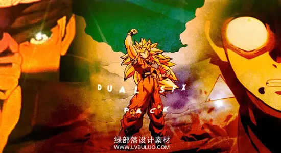 音效素材 284个日本动漫风格动画片打斗音效 Kaimen X Haki Dual SFX Pack