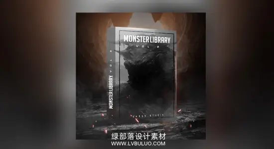音效素材 105个电影游戏恐怖怪兽生物嘶吼咆哮攻击进食音效 Khron Studio – Monster Library Vol 2