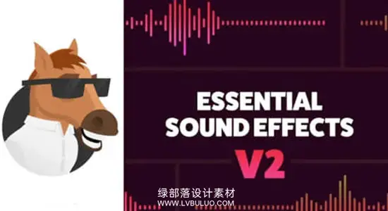 音效素材 1070个马头人MG动画敲击滑动摇晃常用音效 MisterHorse – Essential Sound Effects V2