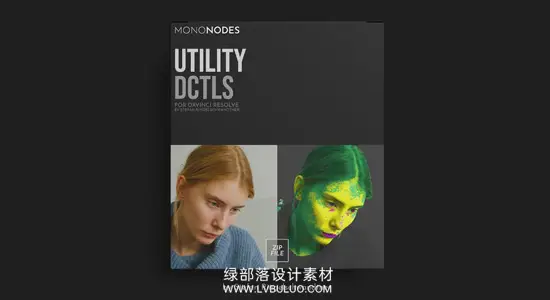 达芬奇脚本 肤色平衡暗黑曝光白平衡色彩校正DCTL节点包 Mononodes – Utility DCTLS v2.1