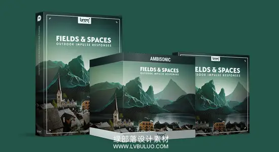 音效素材 城市街道氛围户外大自然环境峡谷森林无损音效 Fields $ Spaces: Outdoor Impulse responses