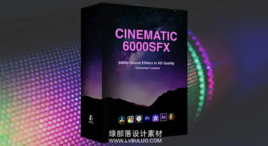 音效素材 6000个电影级SFX终极全能影视素材库 ProfessionalSongs – 6000+ Cinematic SFX Ultimate Bundle Pack
