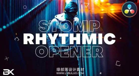 达芬奇模板 节奏感开场动态韵律式视频片头动画包 Rhythmic Openers