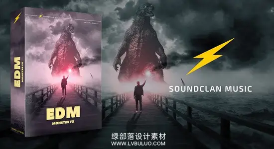 音效素材 516个独特电子舞曲怪兽打击配乐音效 Soundclan Music – EDM Monster FX
