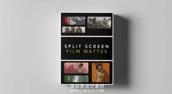 图片素材 30种多种风格电影分屏遮罩素材 Split Screen Film Mattes