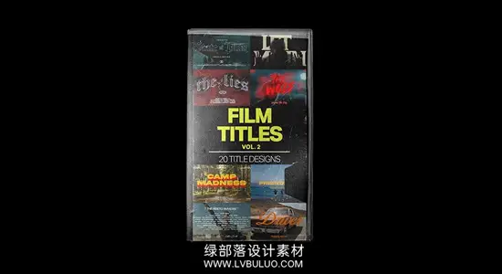 PR/PS/达芬奇模板 20组创意电影标题片头文字动画 Tropic Colour – Film Titles Vol.2
