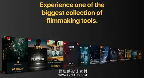 Paramount Motion 终极电影人视频制作叠加+转场音效+LUT调色合集 ULTIMATE Filmmaker Bundle