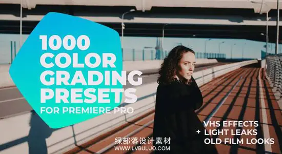 PR模板/调色 1000组电影感航拍婚礼旅行Vlog复古调色LUT预设+VHS特效 1000 Cinematic Color Presets – Lut Pack