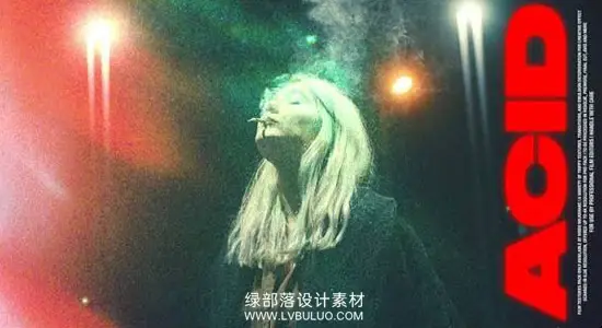 视频素材 51个酸洗复古Super8胶片畸变纹理叠加动画 Acid Film Textures
