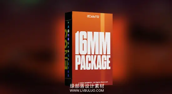 视频素材 31个16毫米复古电影胶片灼烧噪点刮痕效果动画 AcidBite – 16mm