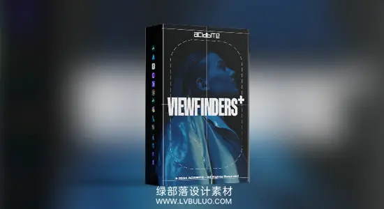 视频/图片素材 27个复古胶片相机取景器线框叠加 Acidbite – Analog Viewfinders