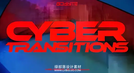 视频素材 50个赛博朋克彩色故障干扰转场动画 Acidbite – Cyber Transitions