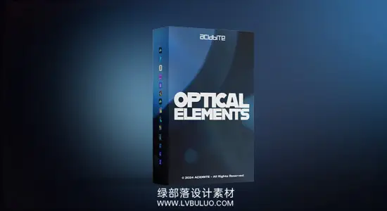 视频素材 69个真实玻璃光学折射光效叠加 Acidbite – Optical Elements